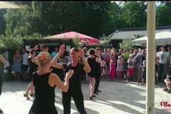 Ruedasho beim Baileo Salsasommer am Musikpavillon Leipzig